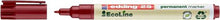 Load image into Gallery viewer, edding 25 EcoLine Permanent Bullet Tip Marker Red PK10