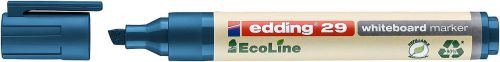 edding 29 EcoLine Whiteboard Chisel Tip Marker Blue PK10