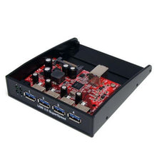 Load image into Gallery viewer, Startech USB3 Front Panel 4 Port Hub 3.5in 5.25in