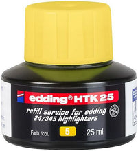Load image into Gallery viewer, edding HTK 25 Refill for Highlighter Yellow 25ml