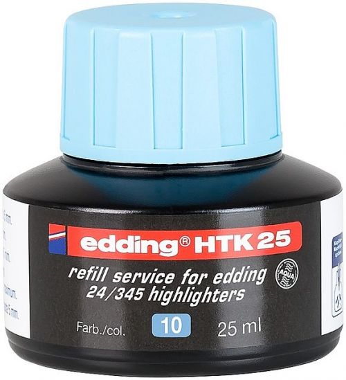 edding HTK 25 Refill for Highlighter Light Blue 25ml