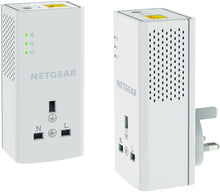 Load image into Gallery viewer, Netgear PLP1000-100UKS Powerline PL1000 and Extra Outlet Bridge