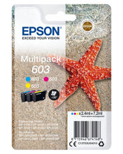 Load image into Gallery viewer, Epson C13T03U54010 603 CMY Ink 3x 2.4ml Multipack