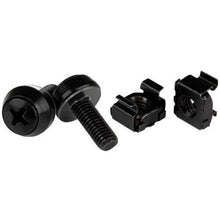 Load image into Gallery viewer, M6 x 12mm Screws and Cage Nuts 50 Pack