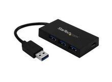 Load image into Gallery viewer, 4 Port USB 3.0 Hub 3x USB A and 1x USB C