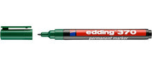 Load image into Gallery viewer, Edding 370 Permanent Marker Bullet 1.0mm Line Green PK10
