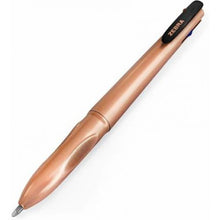 Load image into Gallery viewer, Zebra Rose Gold 4 Colour Ballpoint Pen Assorted PK10