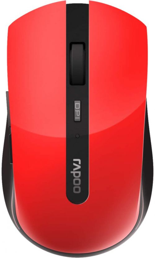 7200M RF Wireless 1600 DPI Red Mouse