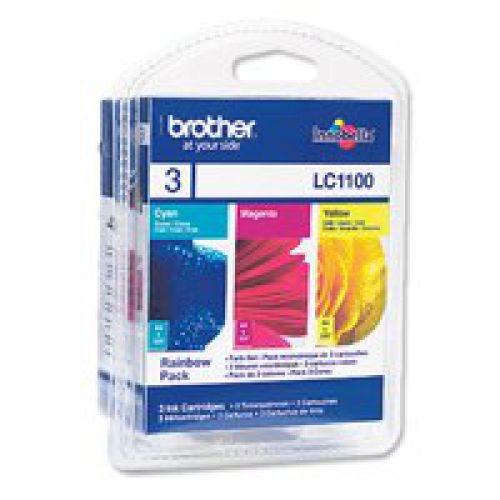 Brother LC1100RBWBP Colour Ink 3x6ml Multipack