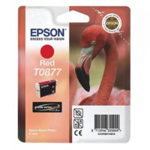 Epson C13T08774010 T0877 Red Ink 11ml
