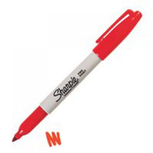 Load image into Gallery viewer, Sharpie Permanent Marker Fine Tip 1.0mm Line Red PK12