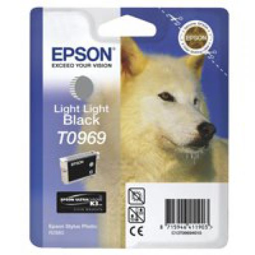Epson C13T09694010 T0969 Light Light Black Ink 11ml