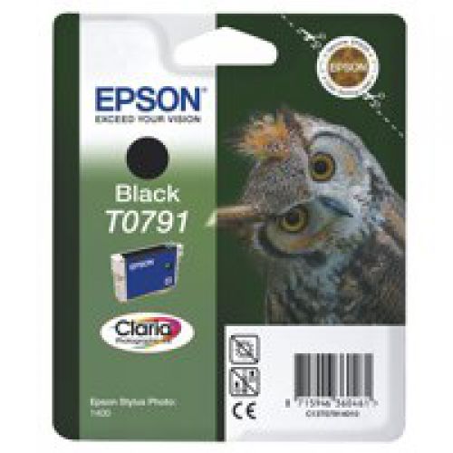 Epson C13T07914010 T0791 Black Ink 11ml