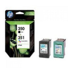 Load image into Gallery viewer, HP SD412EE 350 351 Black Tricolour Ink 4.5ml 3.5ml Twinpack