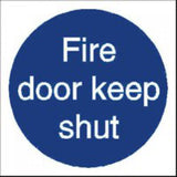 Fire Door Keep Shut Sign