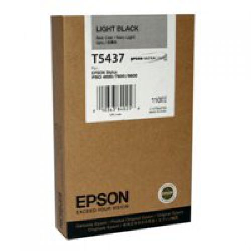 Epson C13T543700 T5437 Light Black Ink 110ml