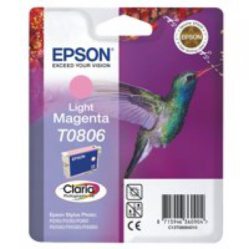 Epson C13T08064011 T0806 Light Magenta Ink 7ml