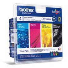 Load image into Gallery viewer, Brother LC1100VALBP Black Colour Ink 10ml 3x6ml Multipack