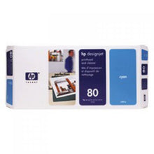 Load image into Gallery viewer, HP C4821A 80 Cyan Printhead And Cleaner 17ml
