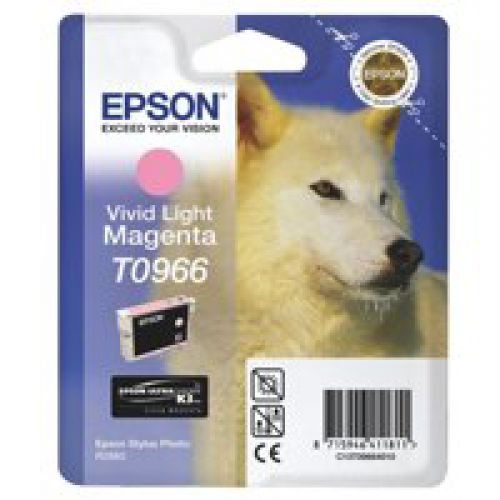 Epson C13T09664010 T0966 Vivid Light Magenta Ink 11ml