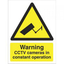Load image into Gallery viewer, Warning CCTV Cameras Sign
