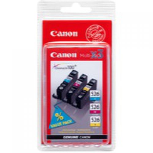 Canon 4541B009 CLI526 CMY Ink 3x9ml Multipack