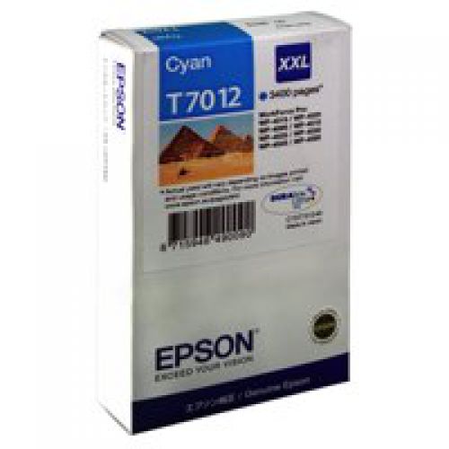 Epson C13T70124010 T7012 Cyan Ink 34ml