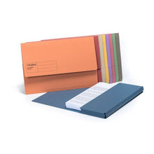 Load image into Gallery viewer, Guildhall Manilla 285g Foolscap Document Wallet Assort PK50