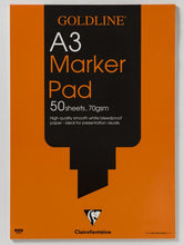 Load image into Gallery viewer, Goldline Bleedproof  Marker Pad A3 GPB1A3Z