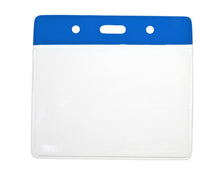 Load image into Gallery viewer, Vinyl Dark Blue Top Card Holders - 91x65mm (Pack of 100)