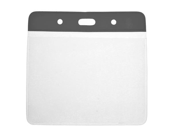 Vinyl Black Top Card Holders - 102 x 83mm (Pack of 100)