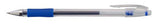 Value Gel Stick Pen Rubber Grip 0.7mm Blue (PK10)