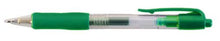 Load image into Gallery viewer, Value Retractable Gel Rollerball Green PK10