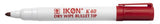 Value Dry Wipe Marker Bullet Tip Red (PK10)