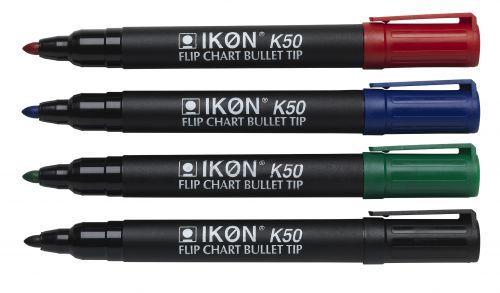 Value Flipchart Markers Bullet Tip Assorted (PK4)