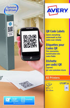 Load image into Gallery viewer, Avery QR Code Labels 35x35mm L7120-25 35 p/sheet PK875