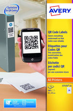 Load image into Gallery viewer, Avery QR Code Labels Square 45X45mm