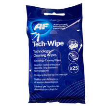 Load image into Gallery viewer, AF Tech Wipes Flat Pack PK25