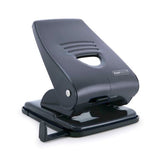 Rapesco 835 2-Hole Metal Heavy Duty Punch 40  Sheet Black