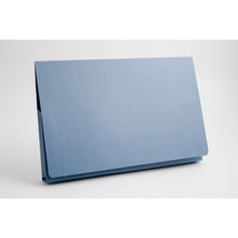 Load image into Gallery viewer, Guildhall Document Wallet Full Flap 35mm Foolscap Blue PK50