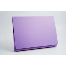 Load image into Gallery viewer, Guildhall Document Wallet 14x10 315gsm Mauve PK50