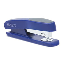 Load image into Gallery viewer, Rapesco Sting Ray Half Strip Stapler 20 Sheets Blue