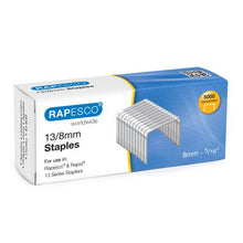 Load image into Gallery viewer, Rapesco 13/8mm Galvanised Staples PK5000