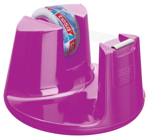 tesa Easy Cut Compact Dispenser Pink inc 1 roll 15mmx10m