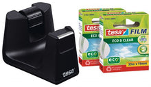 Load image into Gallery viewer, tesafilm Recycled Desk Dispenser &amp; 2 rolls 19mm x 33M 53905